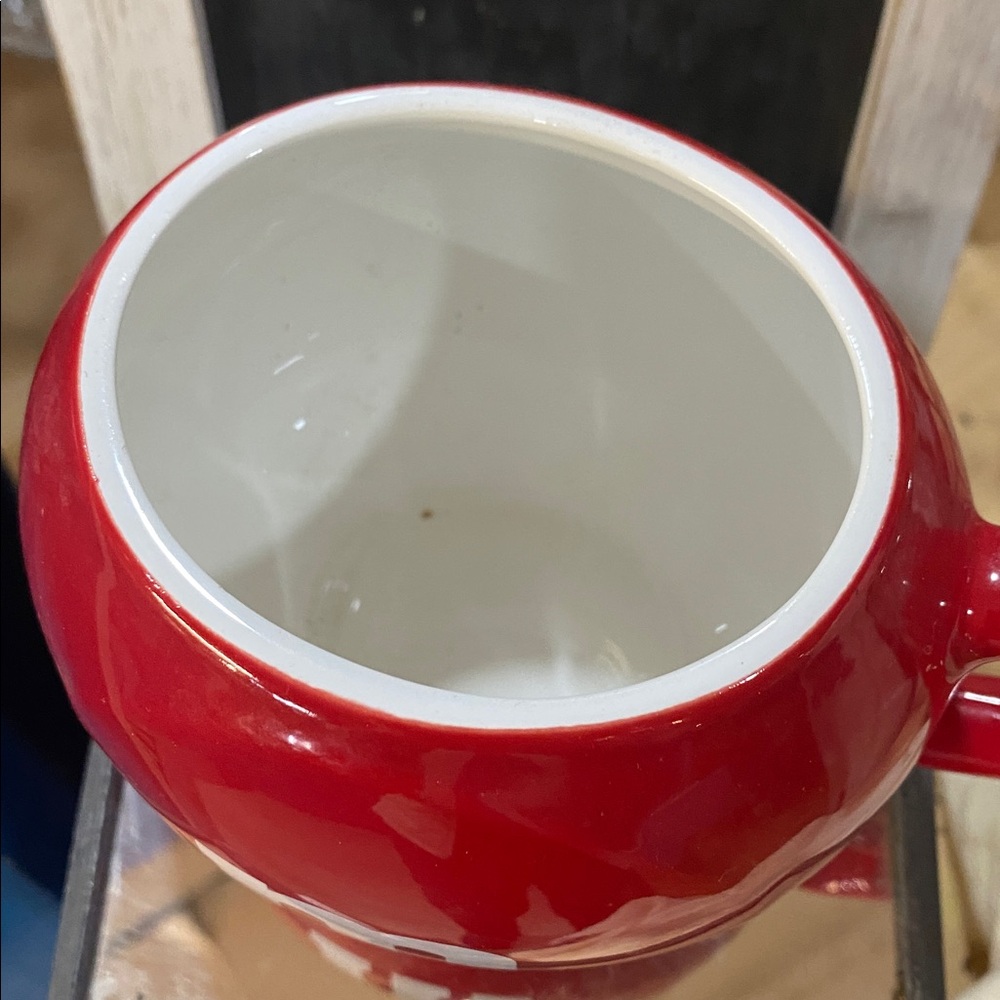 M&M'S Red Ceramic Mug with Heart Handle - Picture 5 of 6
